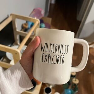 Rae Dunn Wilderness Explorer Cream Mug